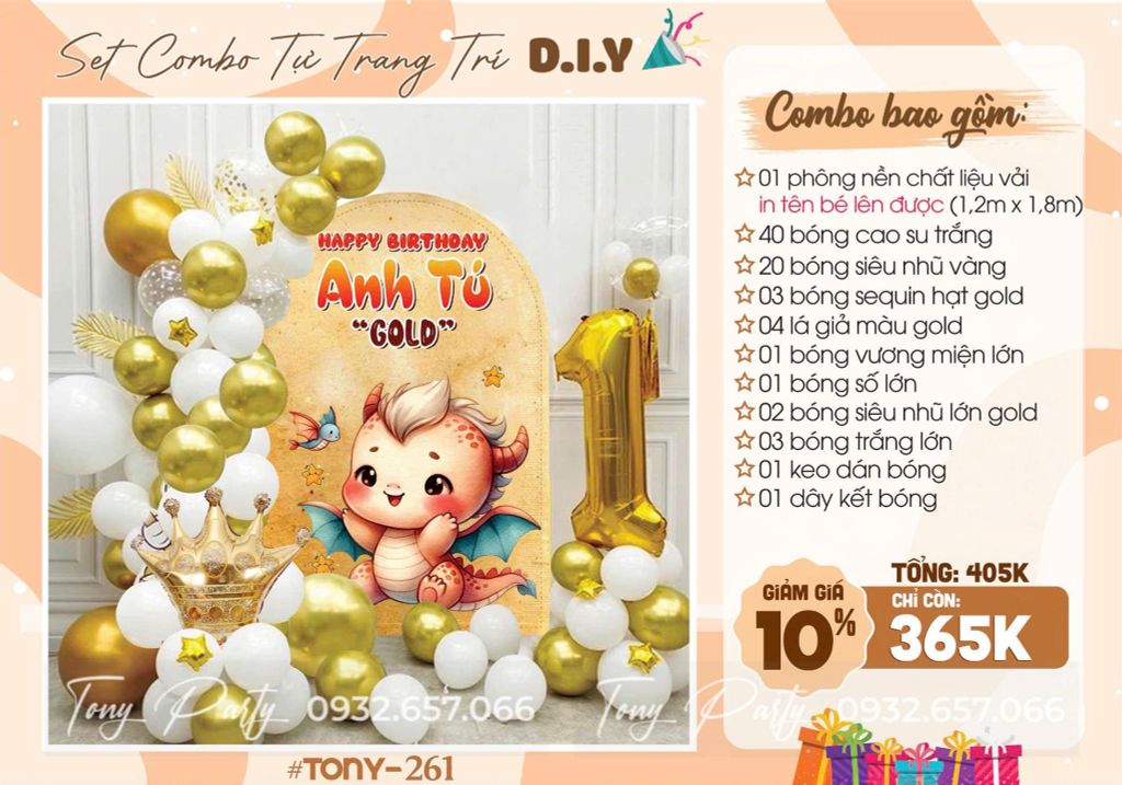  Set Combo Sinh Nhật Rồng 261 