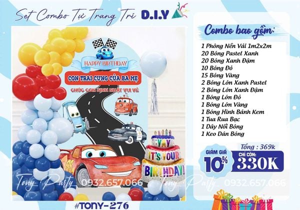  Set Trang Trí Sinh Nhật TN 276 