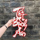  Chữ Gỗ Mix Nỉ 