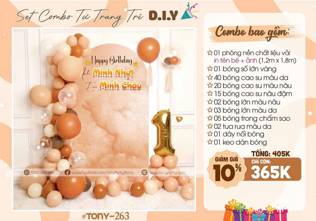  Set combo Sinh Nhật TN 263 