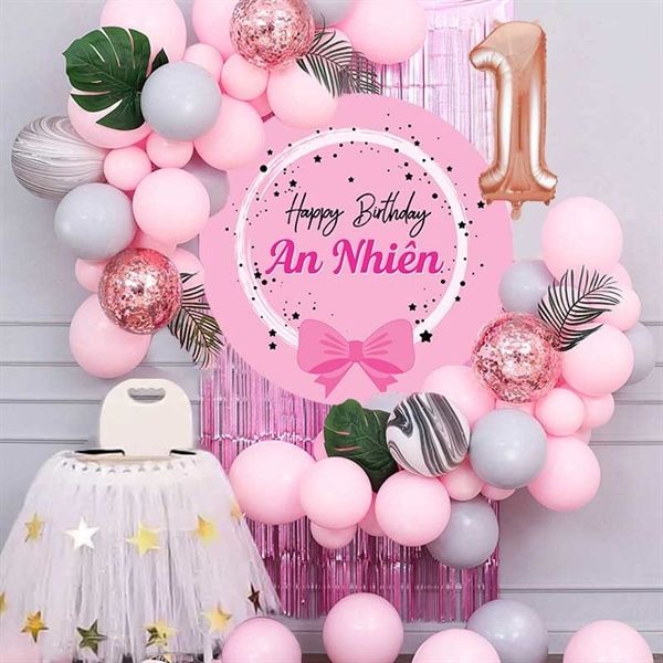  Set Trang Trí Sinh Nhật Bé Gái MS 87 