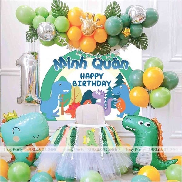  Set Trang Trí Sinh Nhật Bé Trai MS 66 