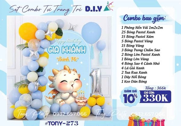  Set Trang Trí Sinh Nhật TN 273 