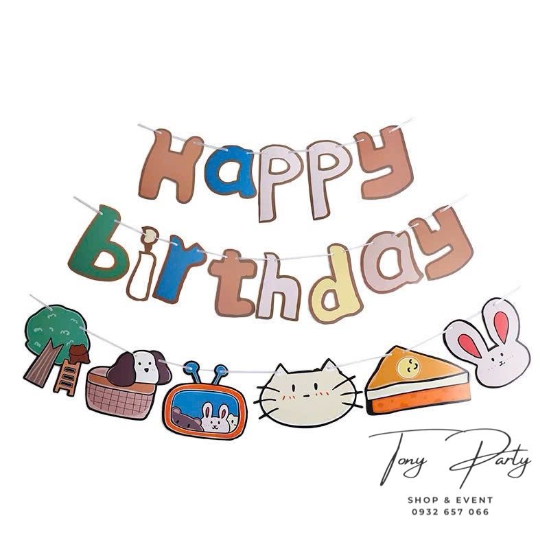  Dây Cờ Thỏ Mèo 