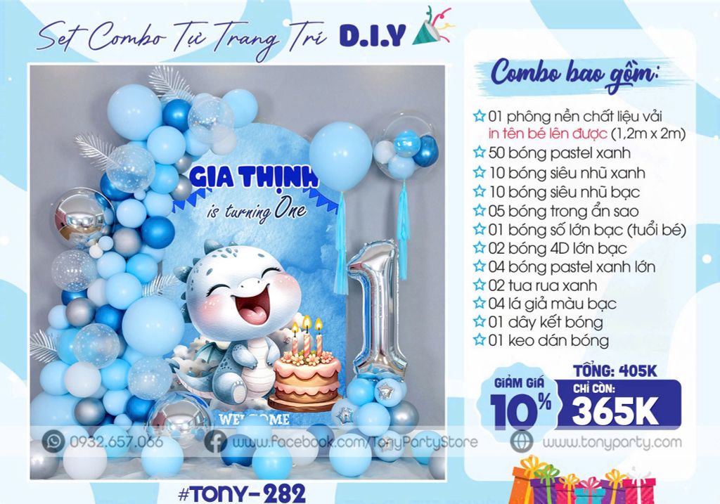  Set Combo Trang Trí TN 282 