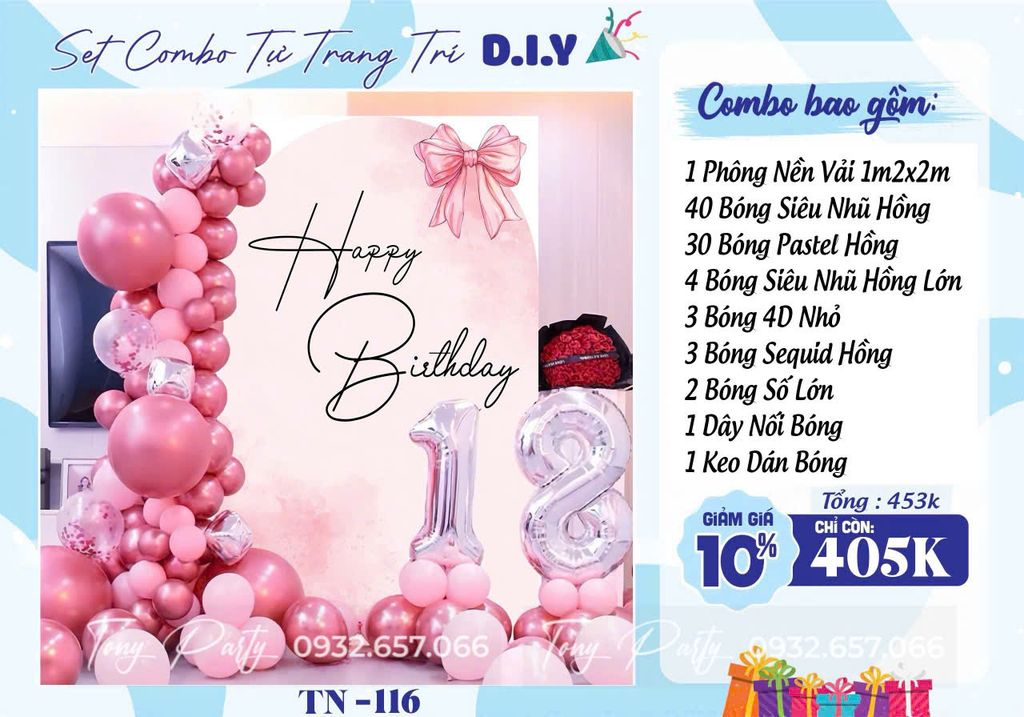  Set Trang Trí Người Lớn TN 116 