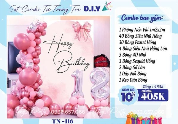  Set Trang Trí Người Lớn TN 116 