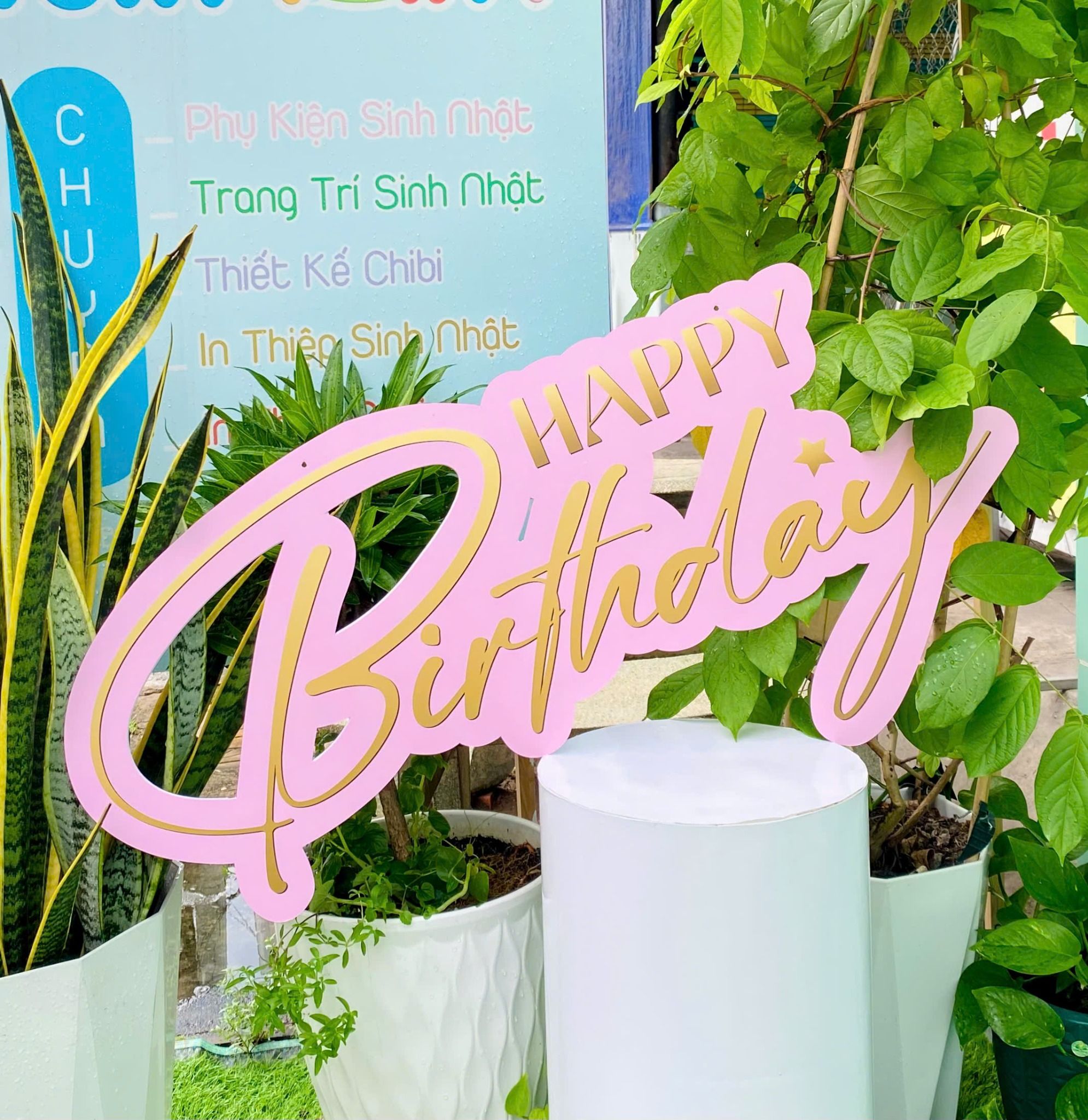  Bảng Treo Phông Happy Birthday 