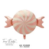  Bóng Hình Kẹo Xoắn 2 Đầu Hồng 