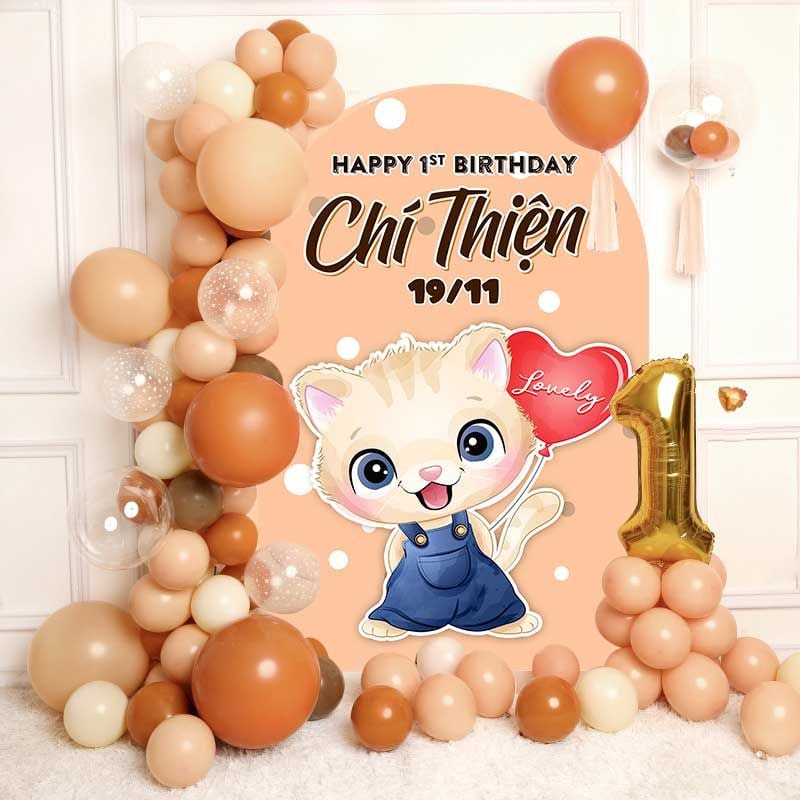  Set Trang Trí Sinh Nhật Bé Gái 161 