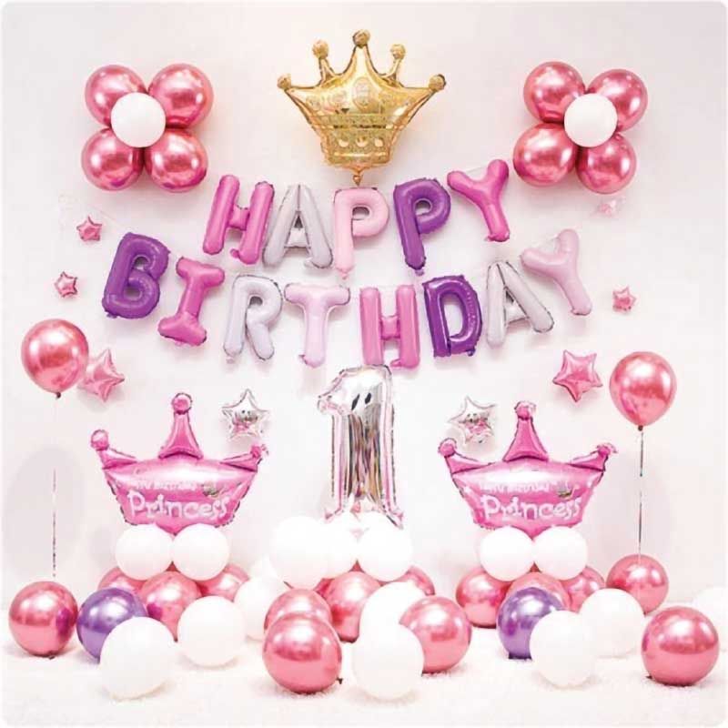  Set Trang Trí Sinh Nhật Bé Gái TN 10 