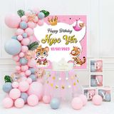  Set Trang Trí Sinh Nhật Bé Gái 172 
