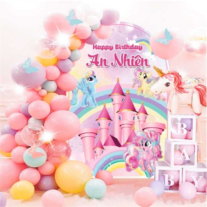  Set Trang Trí Sinh Nhật Bé Gái 121 