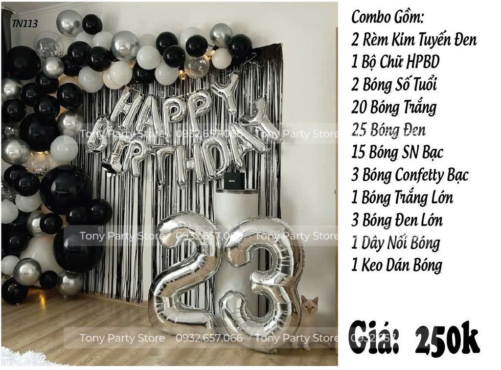  Set Combo Trang Trí Sinh Nhật TN 113 