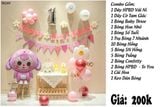  Set Combo Trang Trí Sinh Nhật Baby Three TN 249 