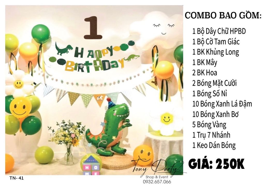  Set Trang Trí Sinh Nhật TN 41 