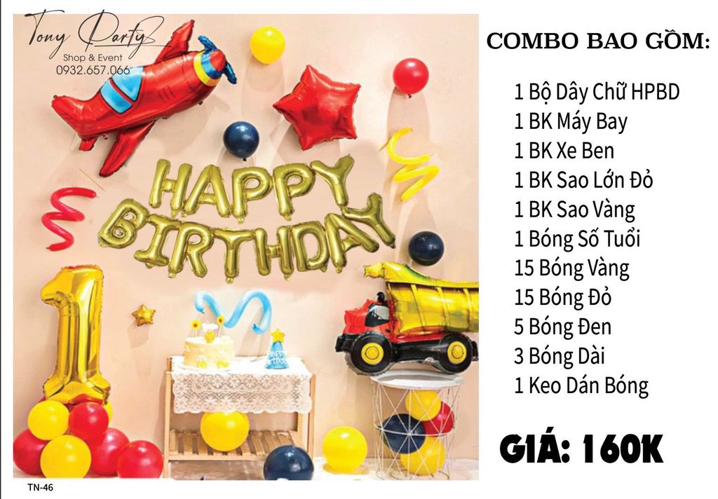  Set Trang Sinh Nhật TN46 