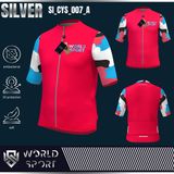  Cycling Jersey Silver SI_CYS_007 