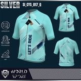  Cycling Jersey Silver SI_CYS_017 