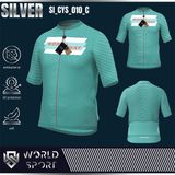  Cycling Jersey Silver SI_CYS_010 