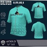  Cycling Jersey Silver SI_CYS_012 