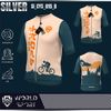  Cycling Jersey Silver SI_CYS_015 