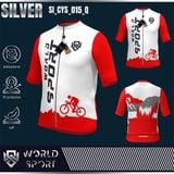  Cycling Jersey Silver SI_CYS_015 