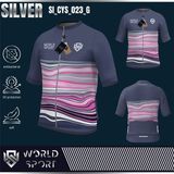  Cycling Jersey Silver SI_CYS_023 