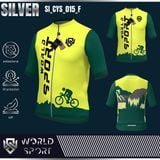  Cycling Jersey Silver SI_CYS_015 