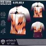  Cycling Jersey Silver SI_CYS_022 