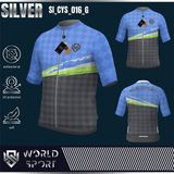  Cycling Jersey Silver SI_CYS_016 