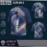  Cycling Jersey Silver SI_CYS_017 