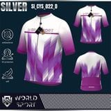  Cycling Jersey Silver SI_CYS_022 