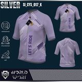  Cycling Jersey Silver SI_CYS_017 