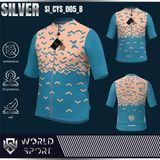  Cycling Jersey Silver SI_CYS_005 