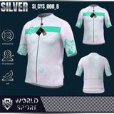  Cycling Jersey Silver SI_CYS_008 