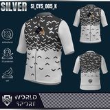  Cycling Jersey Silver SI_CYS_005 