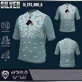  Cycling Jersey Silver SI_CYS_005 