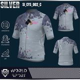  Cycling Jersey Silver SI_CYS_002 