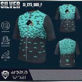  Cycling Jersey Silver SI_CYS_005 