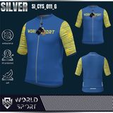  Cycling Jersey Silver SI_CYS_011 