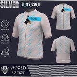  Cycling Jersey Silver SI_CYS_026 