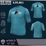  Cycling Jersey Silver SI_CYS_019 