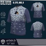  Cycling Jersey Silver SI_CYS_005 