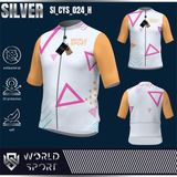  Cycling Jersey Silver SI_CYS_024 
