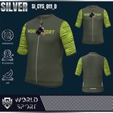  Cycling Jersey Silver SI_CYS_011 