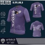  Cycling Jersey Silver SI_CYS_015 