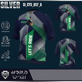  Cycling Jersey Silver SI_CYS_017 