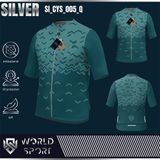  Cycling Jersey Silver SI_CYS_005 