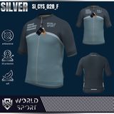  Cycling Jersey Silver SI_CYS_028 